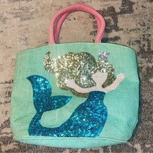 Mermaid Sequin Tote Bag MudPie